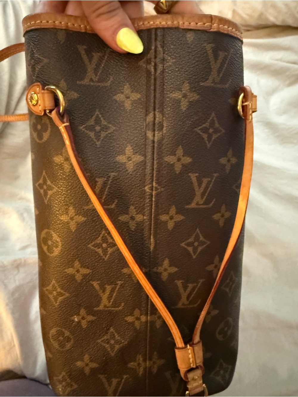 Louis Vuitton Monogram Canvas Brown Tote with Vachetta Trim - Picture 2 of 14